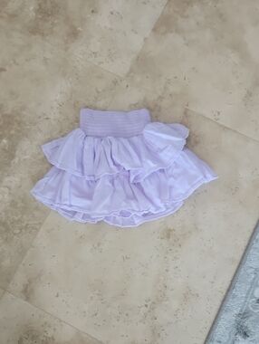 Seaspice Lilac Tiered Ruffle Skirt